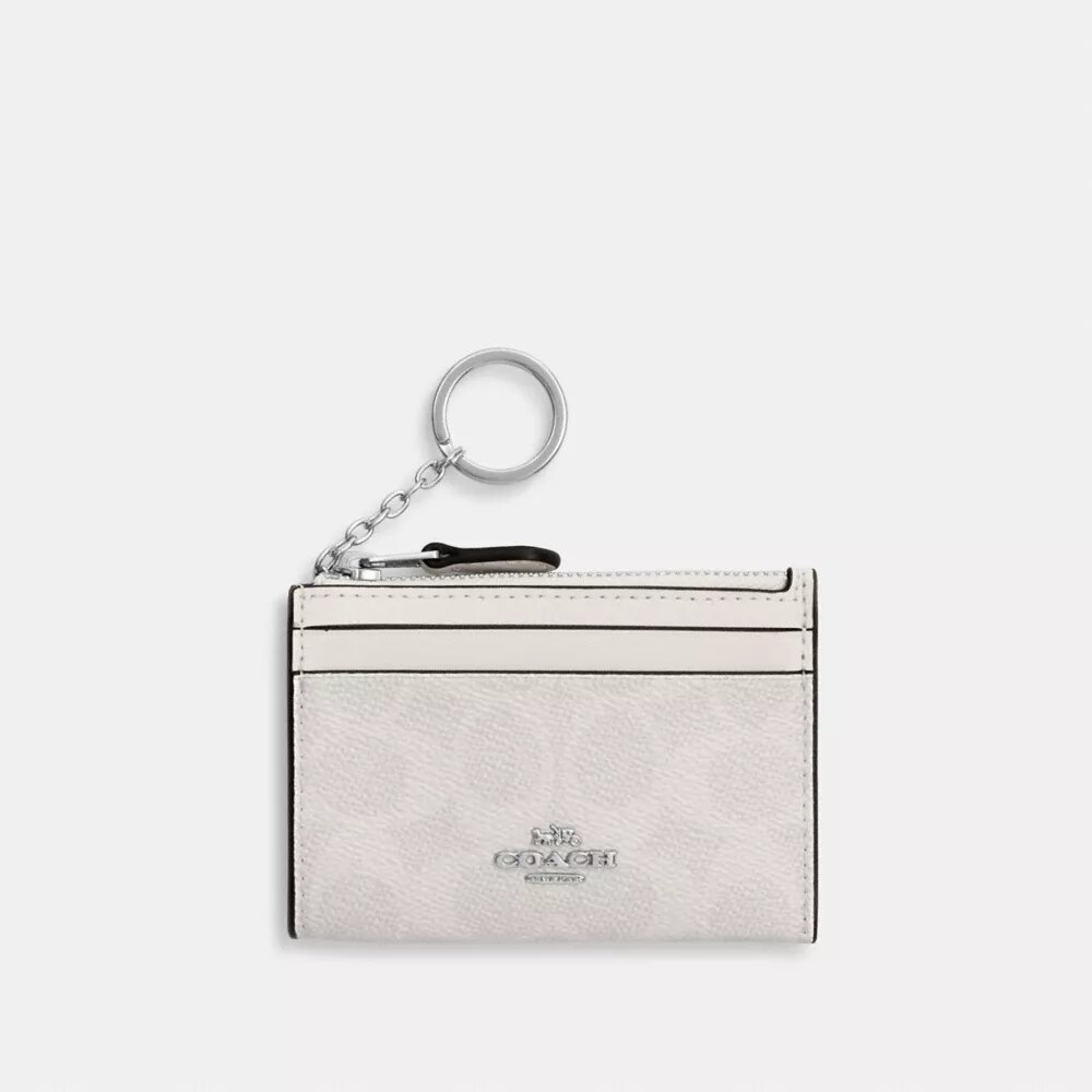 Porte-carte d'identité Mini Skinny en Signature Canvas