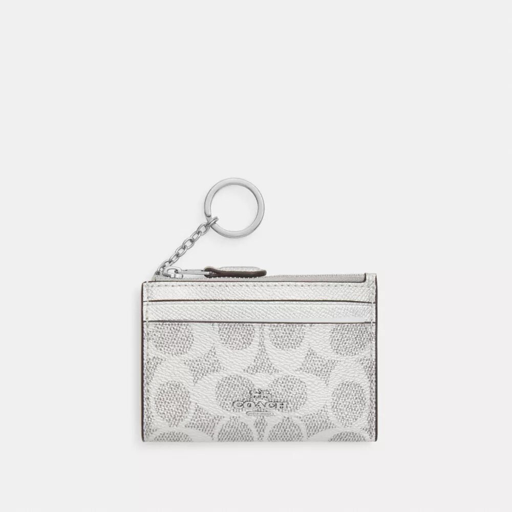 Porte-carte d'identité Mini Skinny en Signature Canvas