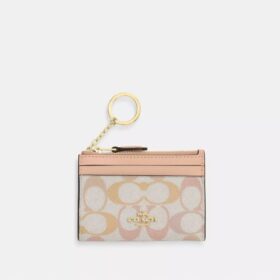 Porte-carte d'identité Mini Skinny en Signature Canvas