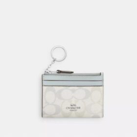 Porte-carte d'identité Mini Skinny en Signature Canvas