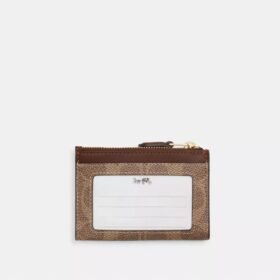 Porte-carte d’identité Mini Skinny en Signature Canvas