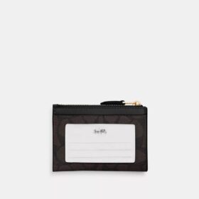 Porte-carte d’identité Mini Skinny en Signature Canvas