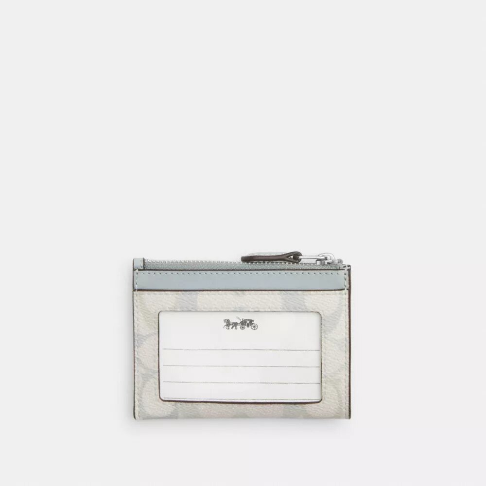 Porte-carte d'identité Mini Skinny en Signature Canvas