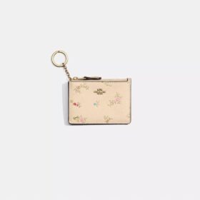 Porte-carte d’identité Mini Skinny restauré avec imprimé floral antique