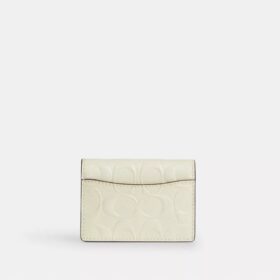 Porte-cartes avec Charms en cuir emblématique