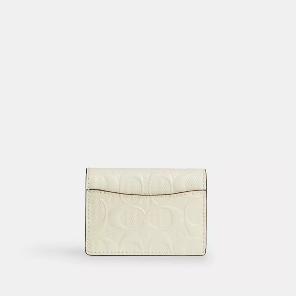 Porte-cartes avec Charms en cuir emblématique