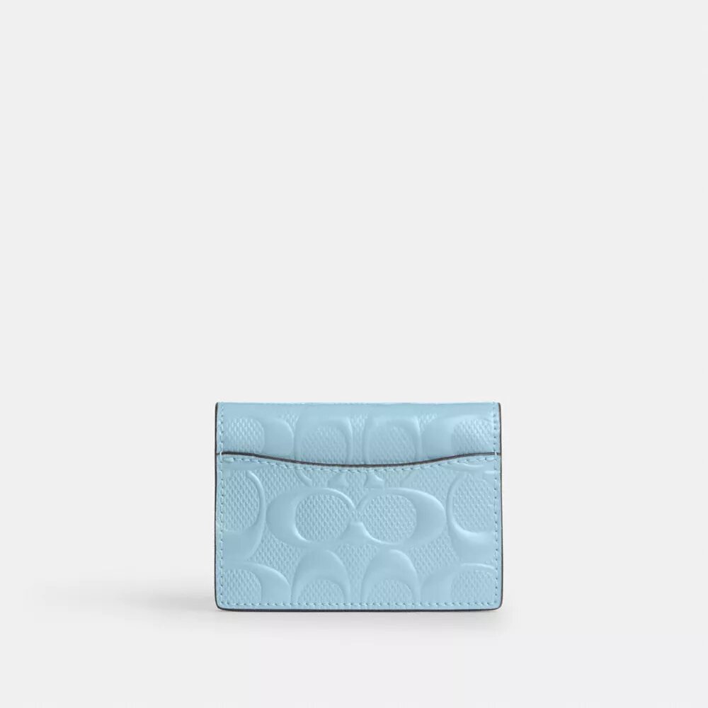 Porte-cartes avec Charms en cuir emblématique
