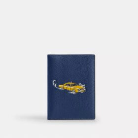 Porte-cartes de passeport avec imprimé voiture