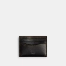 Porte-cartes en cuir patiné
