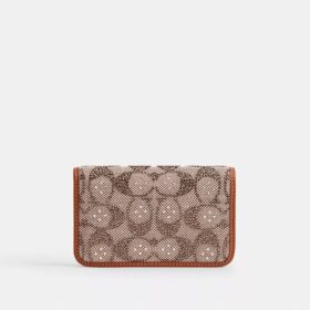 Porte-cartes Essential Slim en jacquard Crystal Signature
