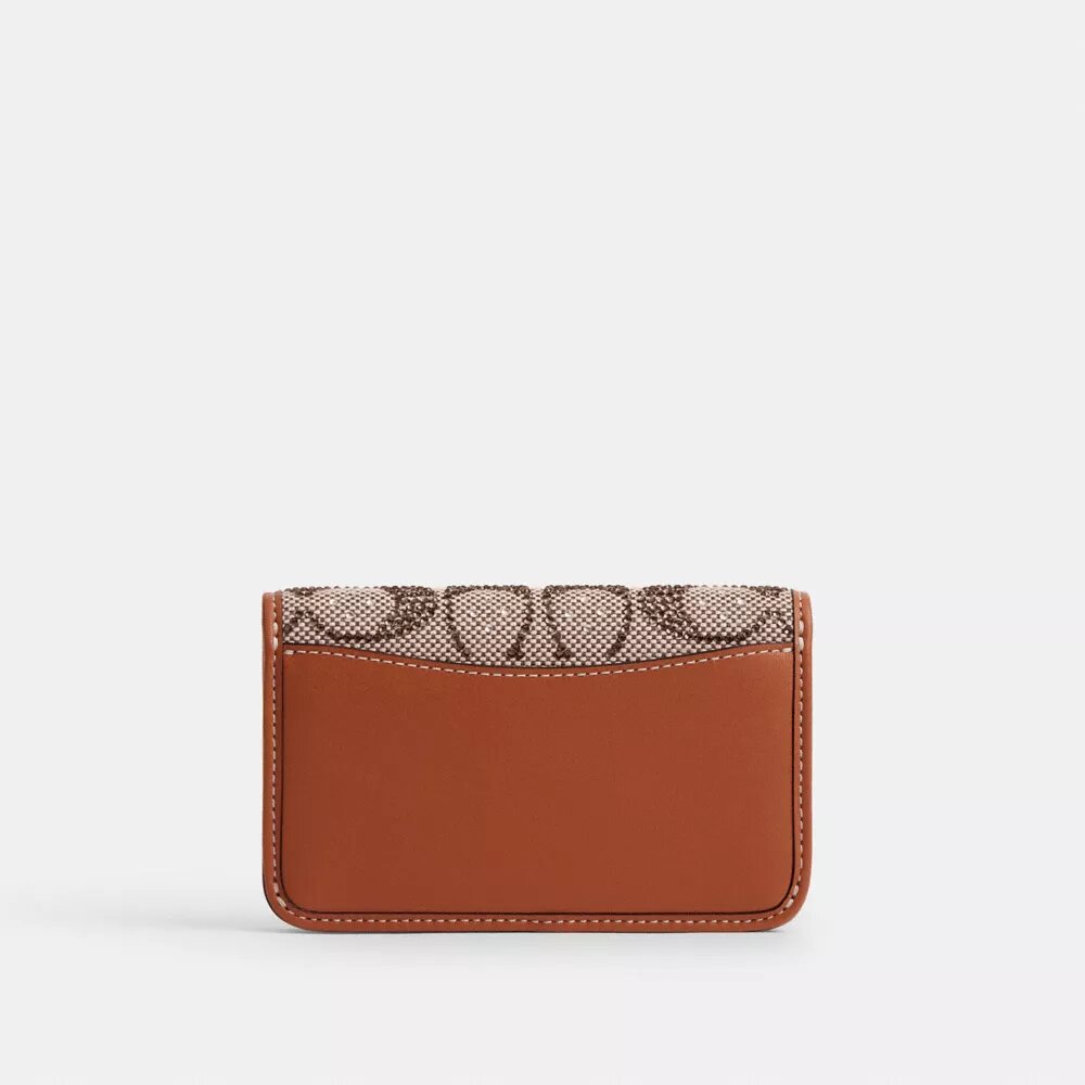 Porte-cartes Essential Slim en jacquard Crystal Signature
