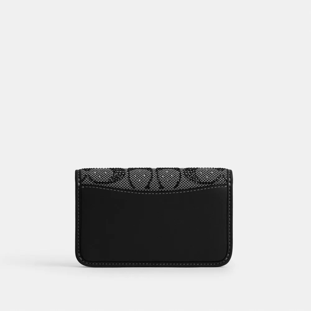 Porte-cartes Essential Slim en jacquard Crystal Signature