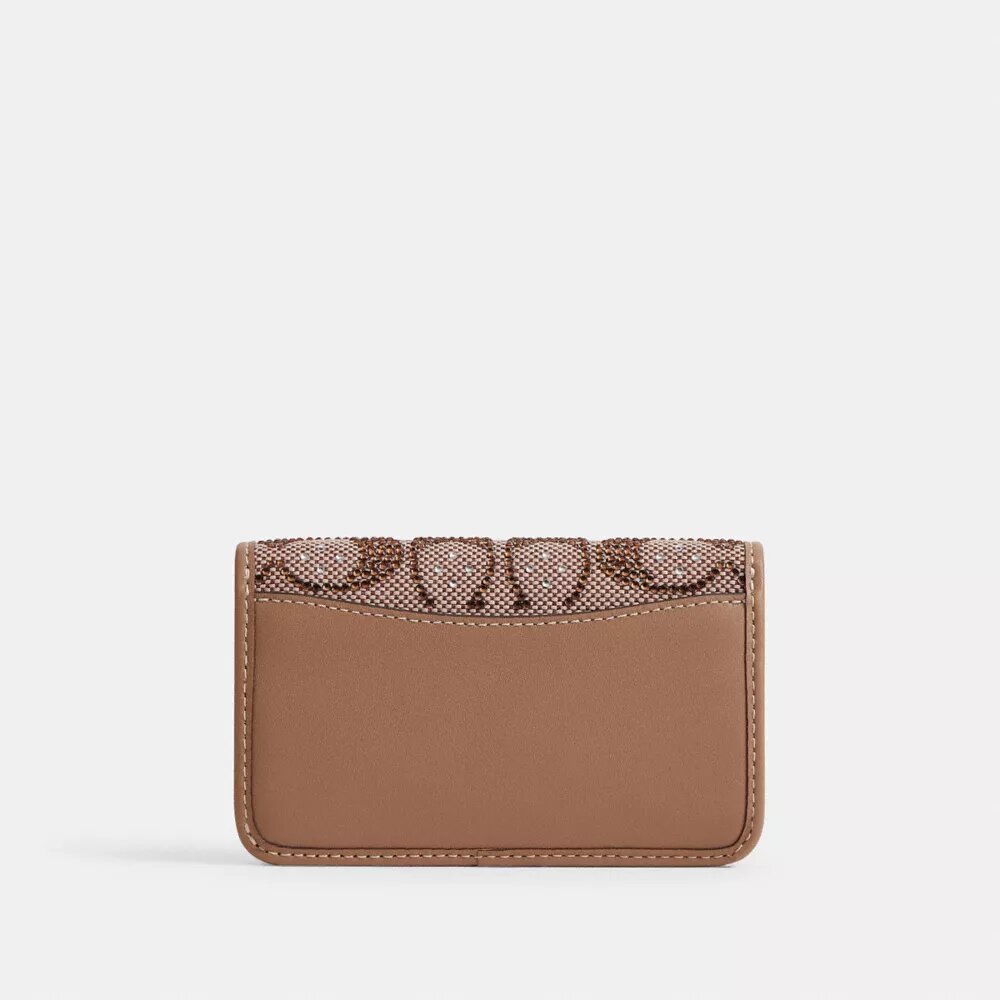 Porte-cartes Essential Slim en jacquard Crystal Signature