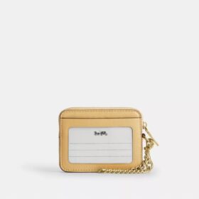 Porte-cartes à fermeture éclair avec matelassage