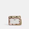Porte-cartes à fermeture éclair en jacquard signature