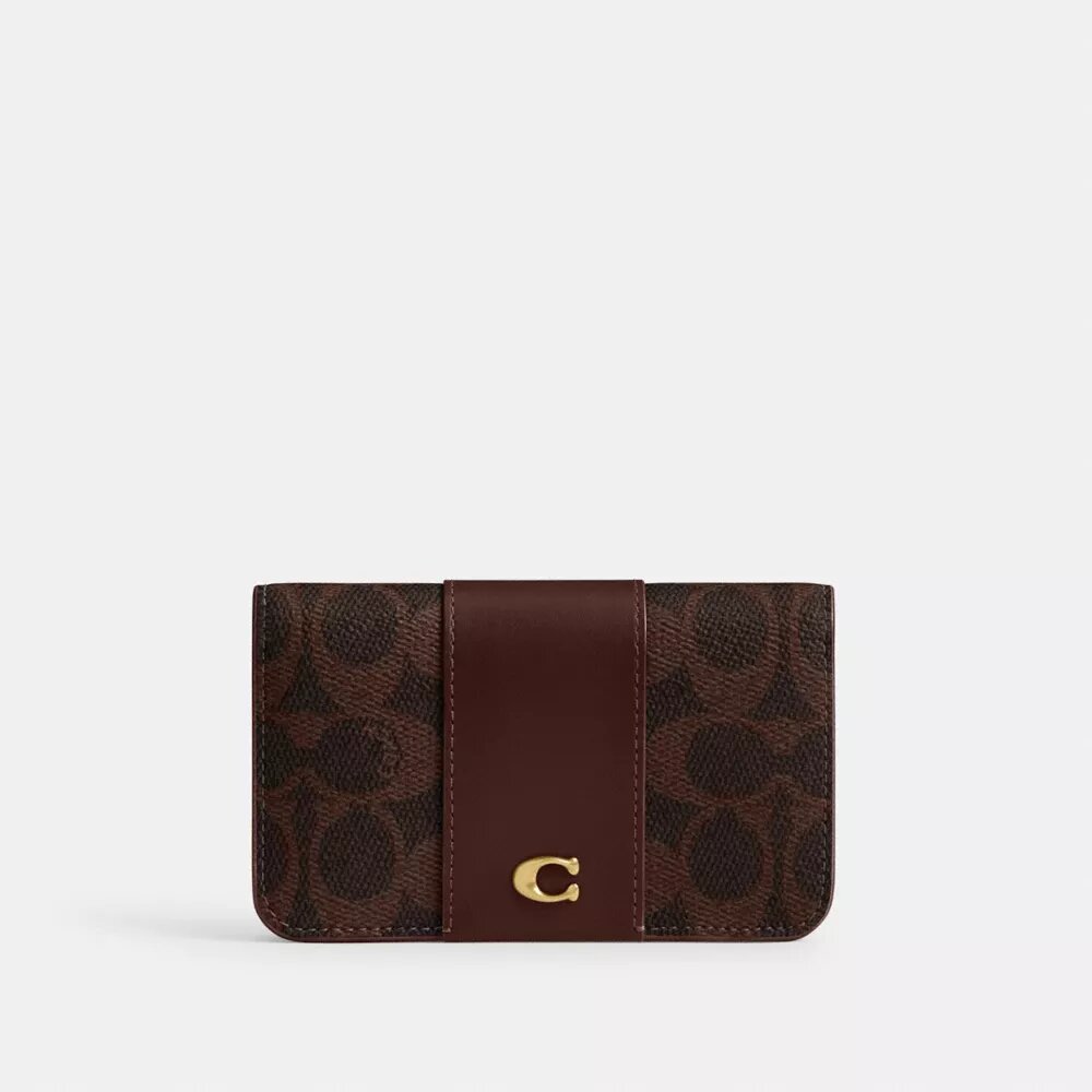 Porte-cartes fin « Essential » en Signature Canvas