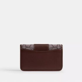 Porte-cartes fin et indispensable en jacquard emblématique