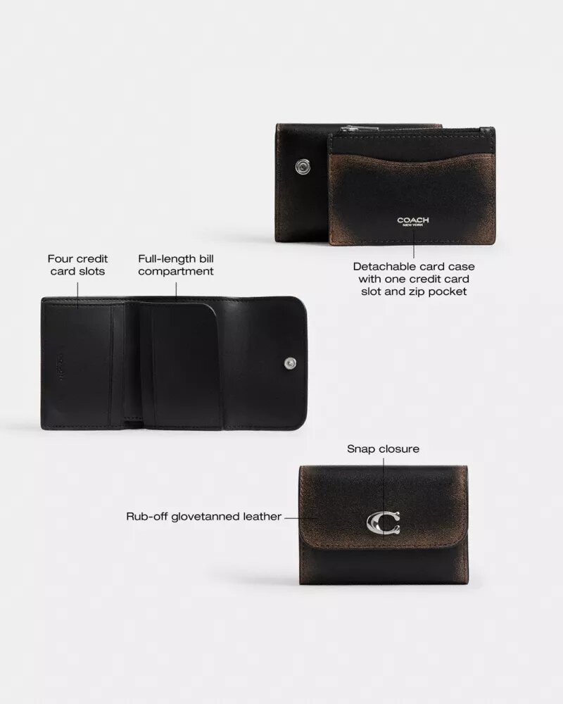 Porte-cartes indispensable en cuir « Loved »