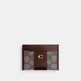 Porte-cartes indispensable en jacquard emblématique