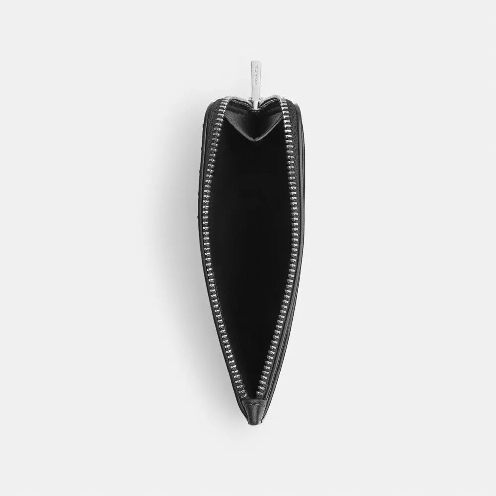Porte-cartes New York Zip en cuir patiné