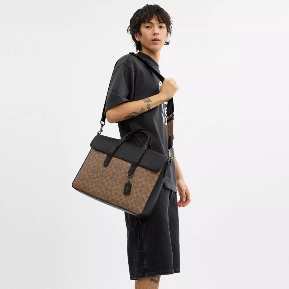 Porte-documents Sullivan en Signature Canvas