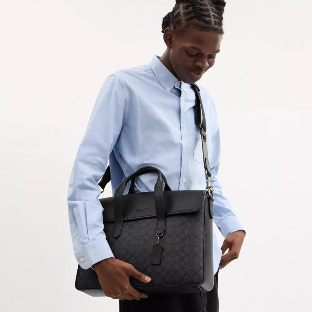 Porte-documents Sullivan en Signature Canvas
