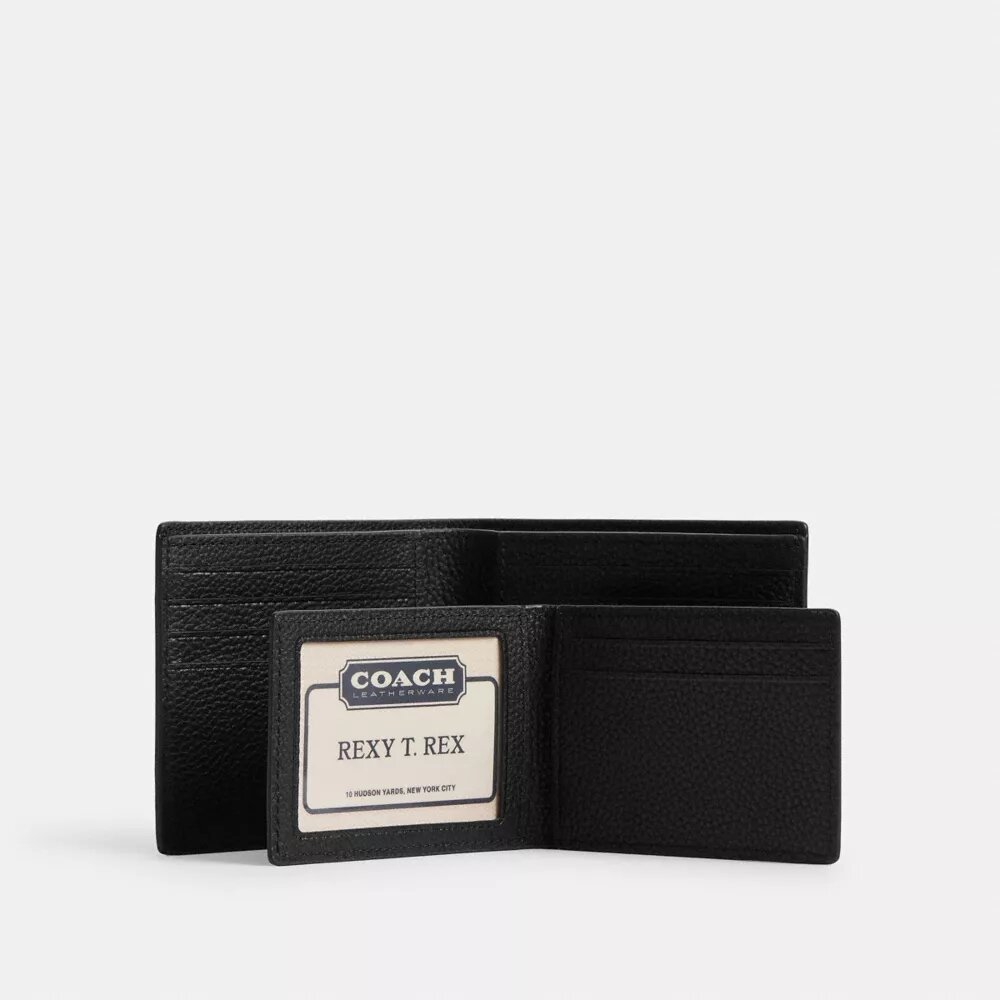 Portefeuille 3 en 1 avec motif Coach