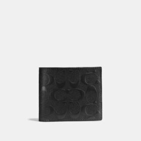 Portefeuille 3 en 1 en cuir signature