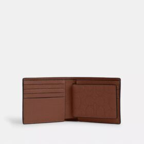 Portefeuille 3 en 1 en cuir signature