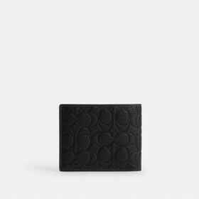 Portefeuille 3 en 1 en cuir signature