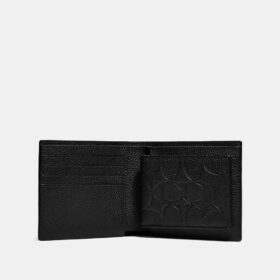 Portefeuille 3 en 1 en cuir signature