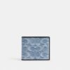 Portefeuille 3-en-1 en denim Signature « Loved »