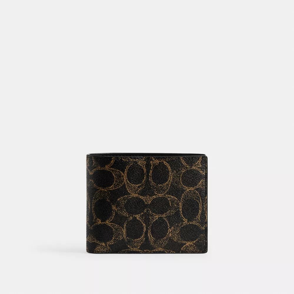 Portefeuille 3-en-1 en Signature Canvas « Loved »