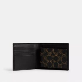 Portefeuille 3-en-1 en Signature Canvas « Loved »