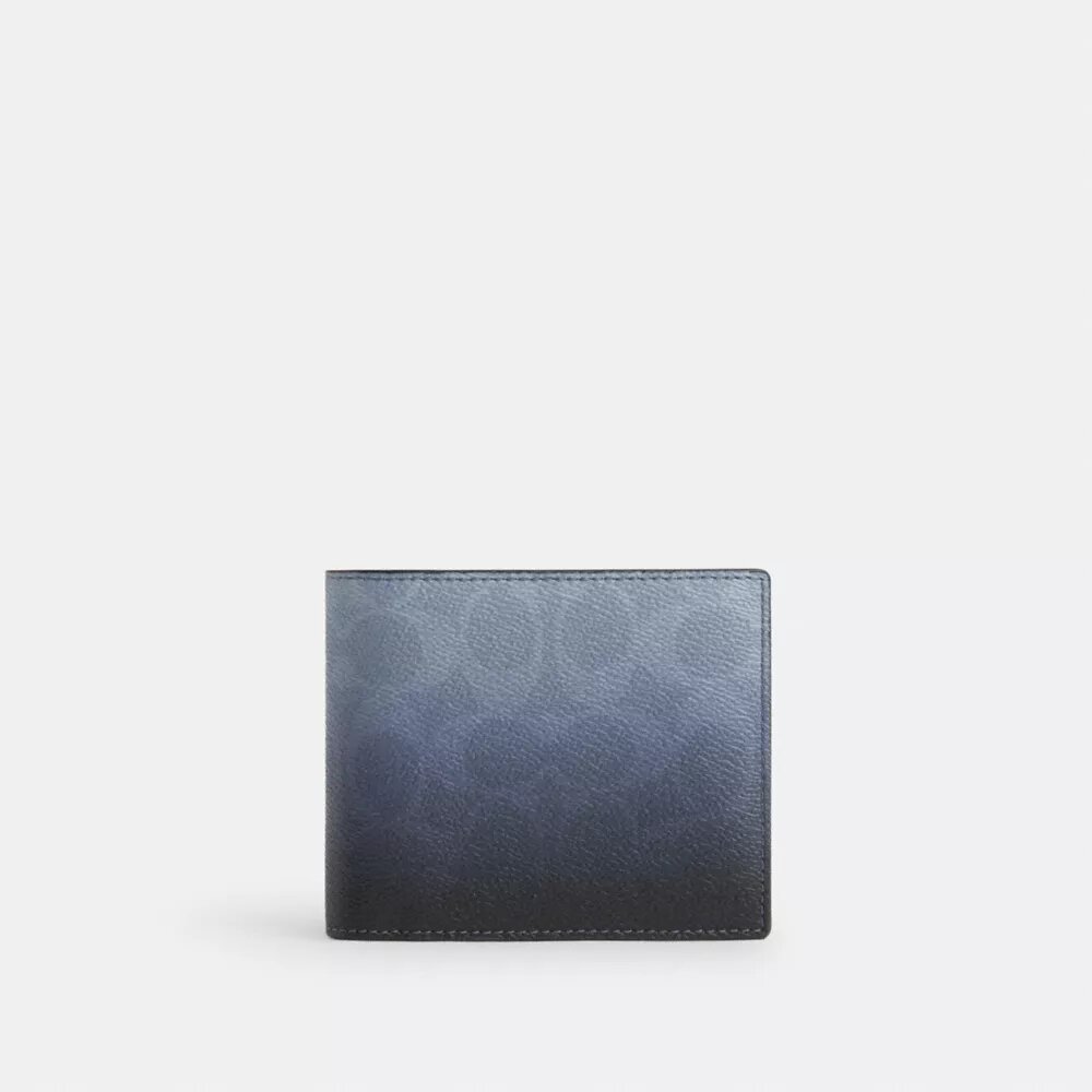 Portefeuille 3 en 1 en Signature Canvas ombrée