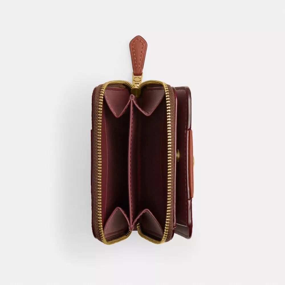 Portefeuille Essential en Signature Canvas à blocs de couleur