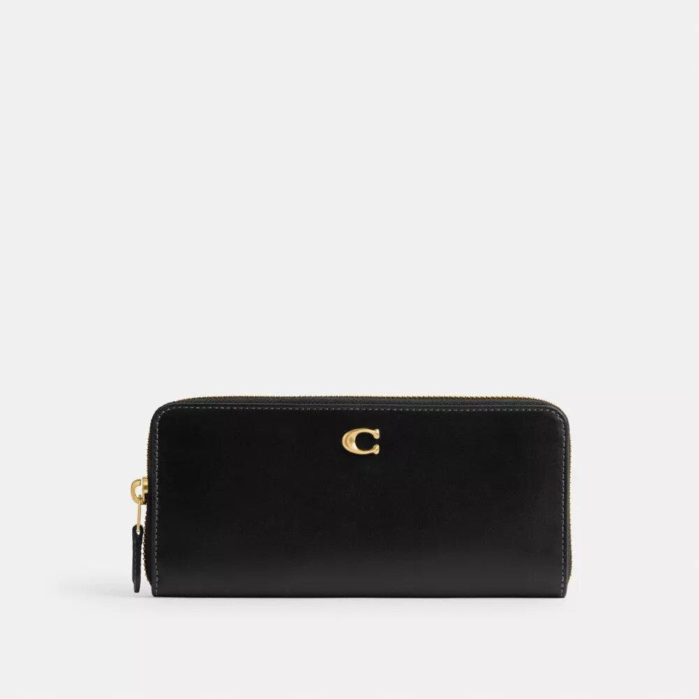 Portefeuille Essential Slim à fermeture éclair en accordéon