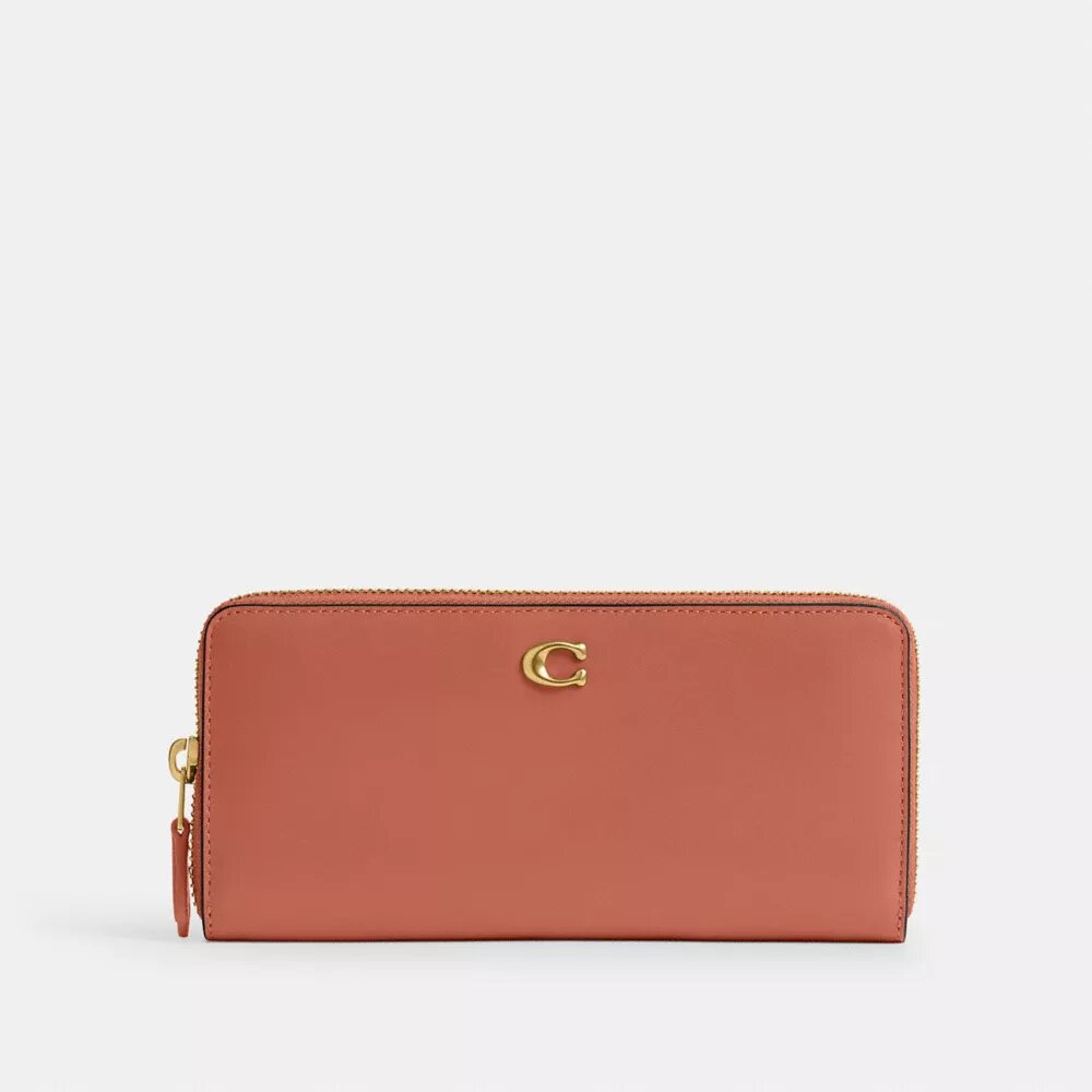 Portefeuille Essential Slim à fermeture éclair en accordéon