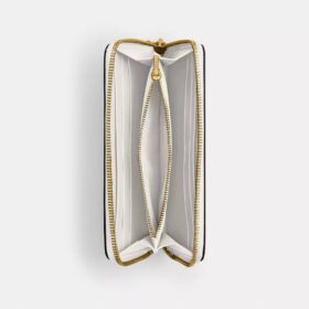 Portefeuille Essential Slim à fermeture éclair en accordéon