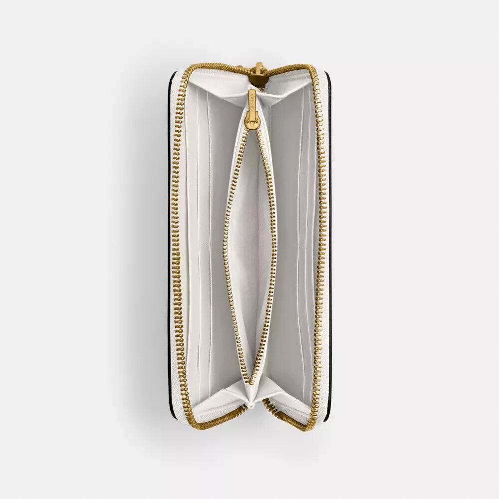 Portefeuille Essential Slim à fermeture éclair en accordéon