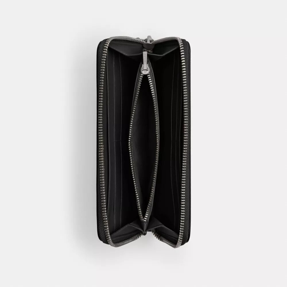 Portefeuille Essential Slim à fermeture éclair en accordéon