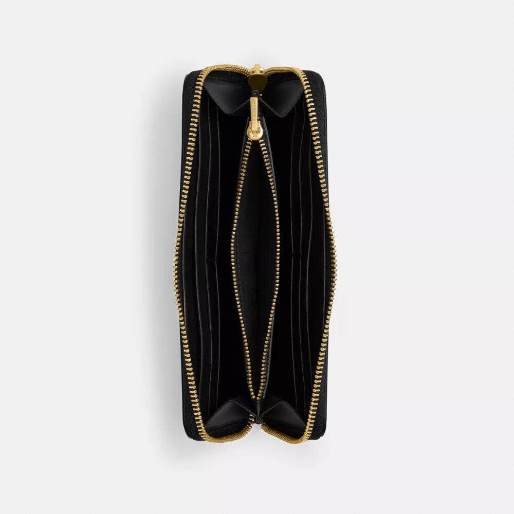 Portefeuille Essential Slim à fermeture éclair en accordéon