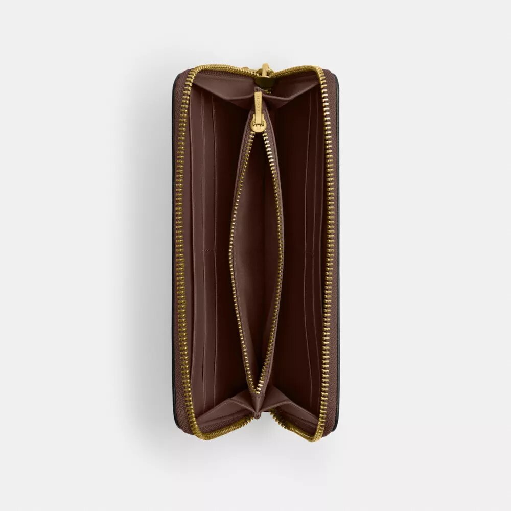Portefeuille Essential Slim à fermeture éclair en accordéon
