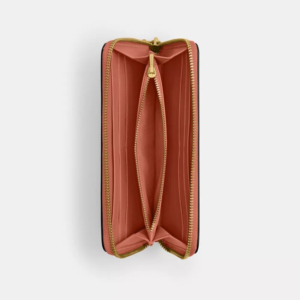 Portefeuille Essential Slim à fermeture éclair en accordéon