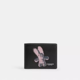 Portefeuille fin avec motif « Floppy »