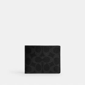 Portefeuille fin en Signature Canvas