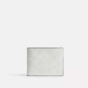 Portefeuille fin en Signature Canvas
