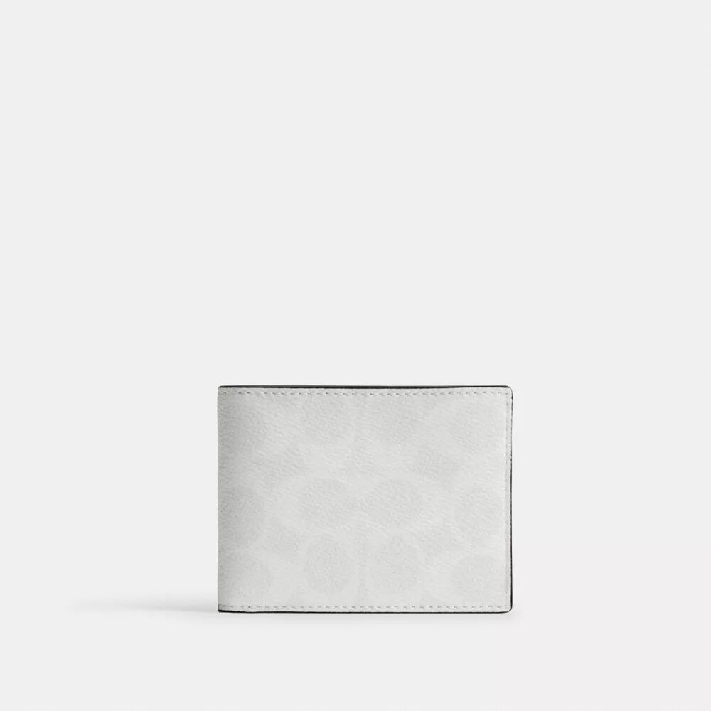 Portefeuille fin en Signature Canvas
