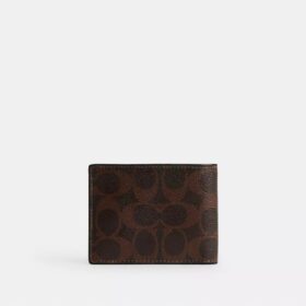 Portefeuille fin en Signature Canvas