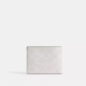 Portefeuille fin en Signature Canvas